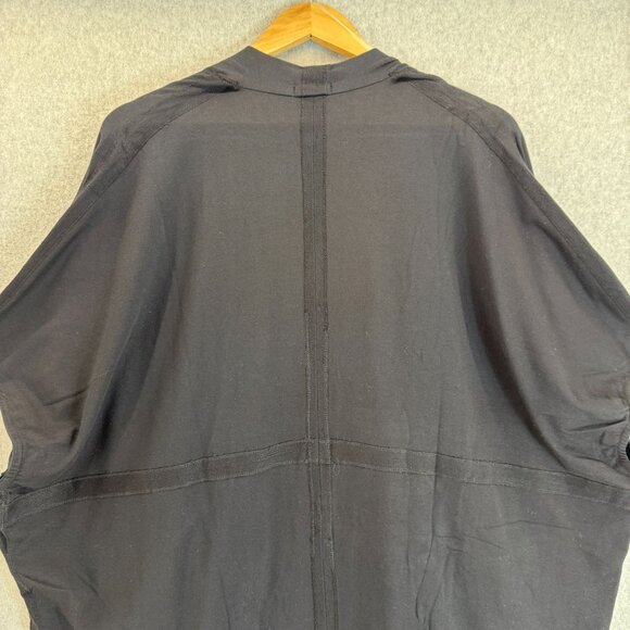 Mod-O-Doc Black Open Front Cardigan Duster Pockets SS Womens Size Medium NWT - Picture 14 of 16